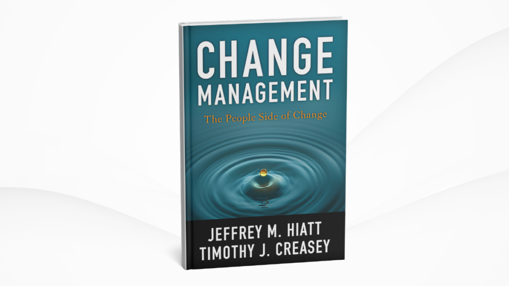 書籍「Change Management: The People Side of Change」の表紙モックアップ